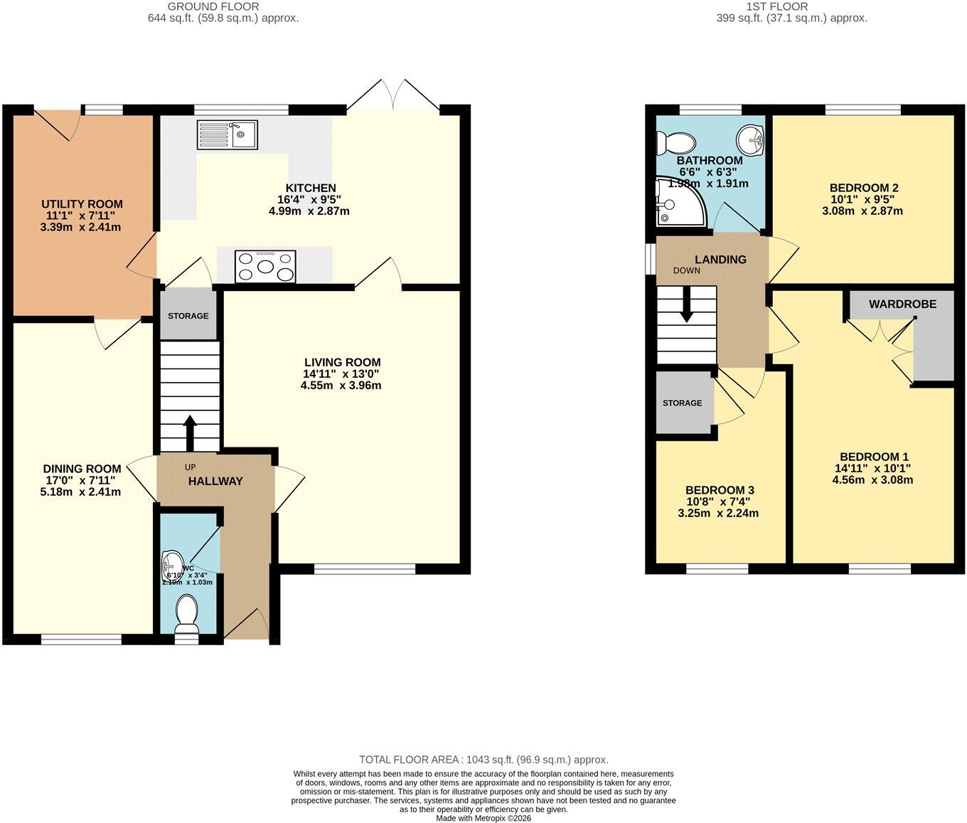 Charles Melrose Close, Mildenhall, Bury St. Edmunds, IP28 floorplan
