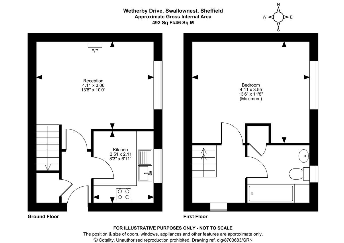 Wetherby Drive, Swallownest floorplan