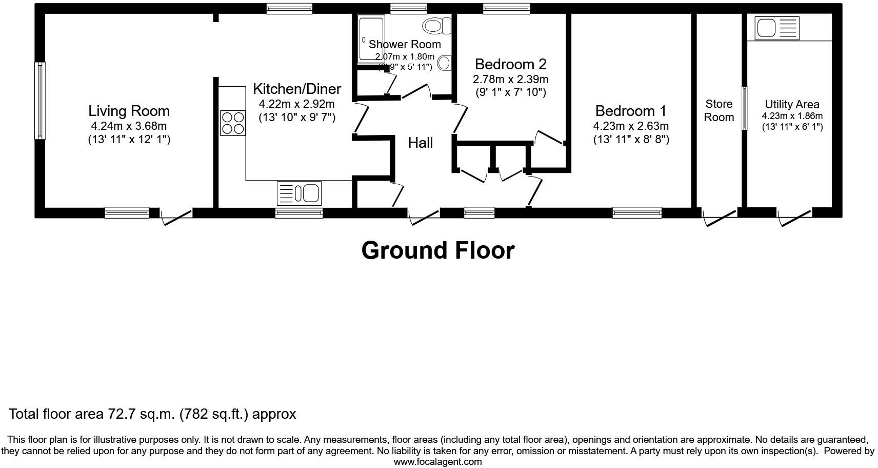 Torksey, Lincoln, LN1 floorplan