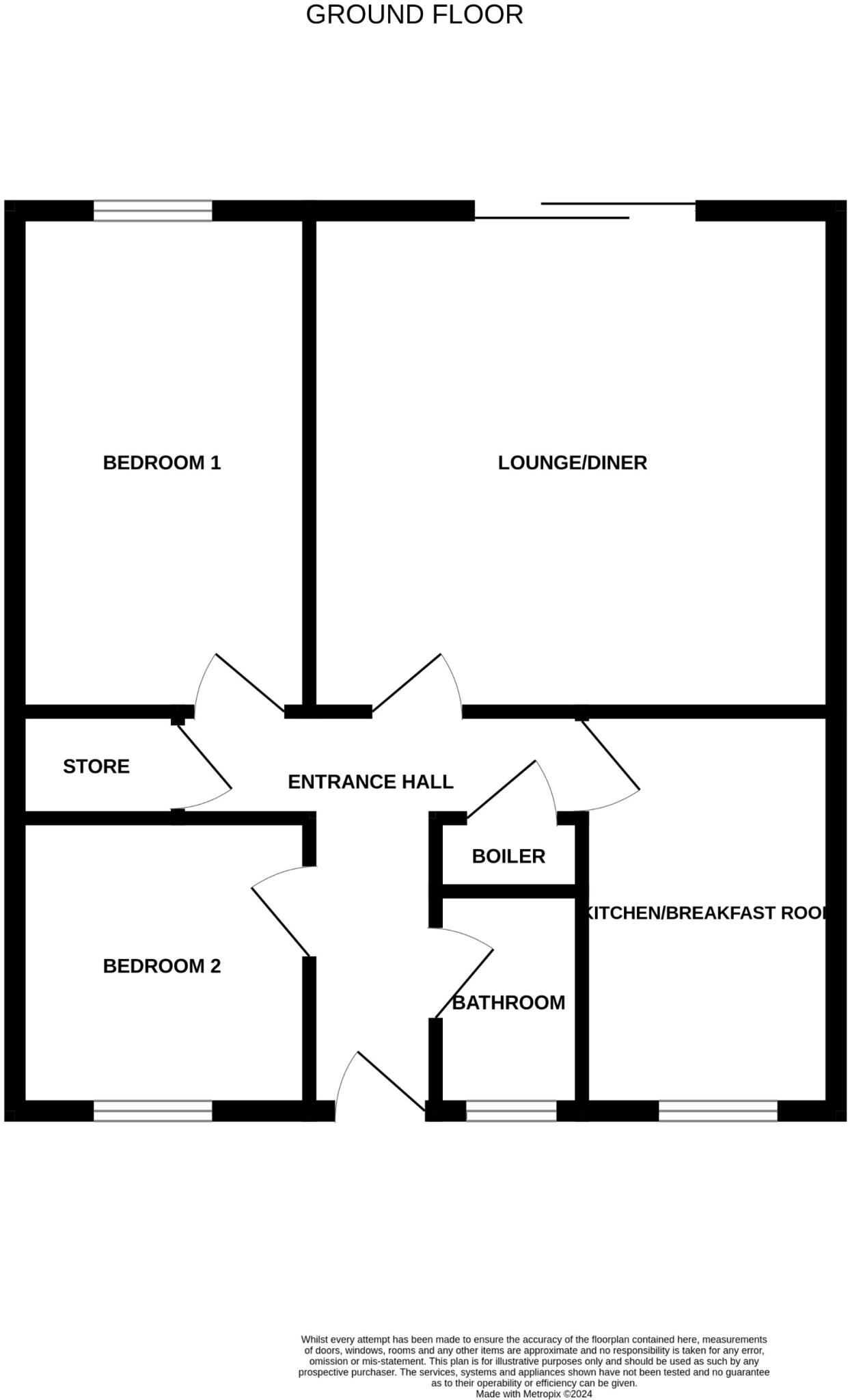 Bridge Street, Deeping St. James, PE6 floorplan