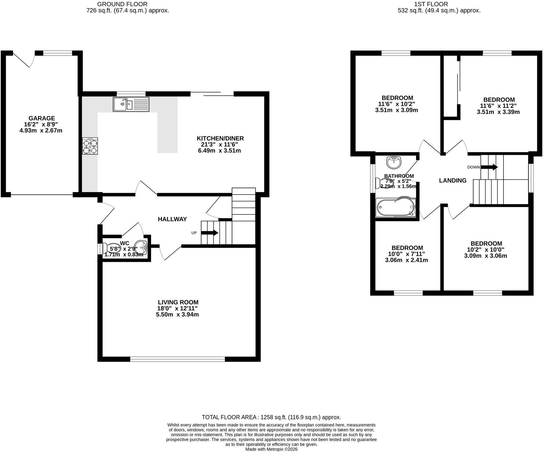 Dinch Hill, Undy, NP26 floorplan