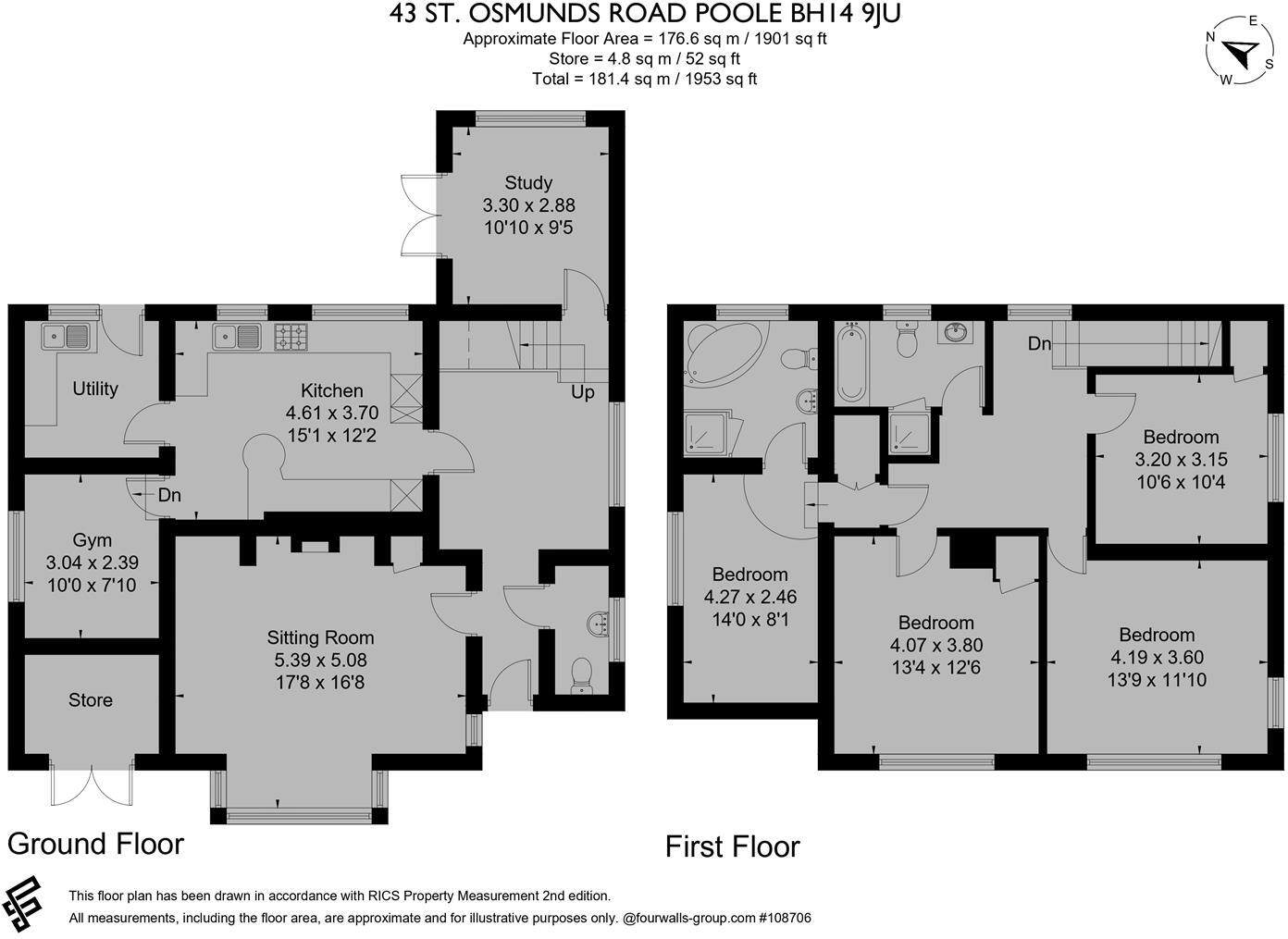 St. Osmunds Road, Lower Parkstone floorplan