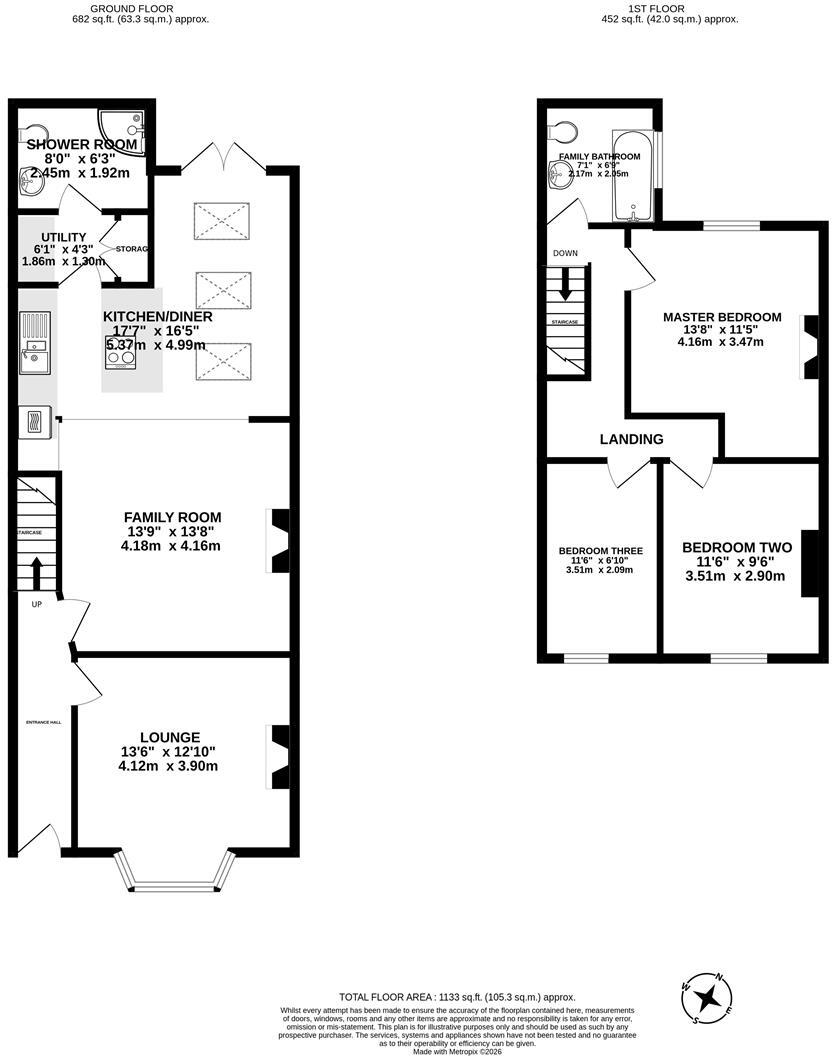 Victoria Terrace, Wheelton, Chorley floorplan