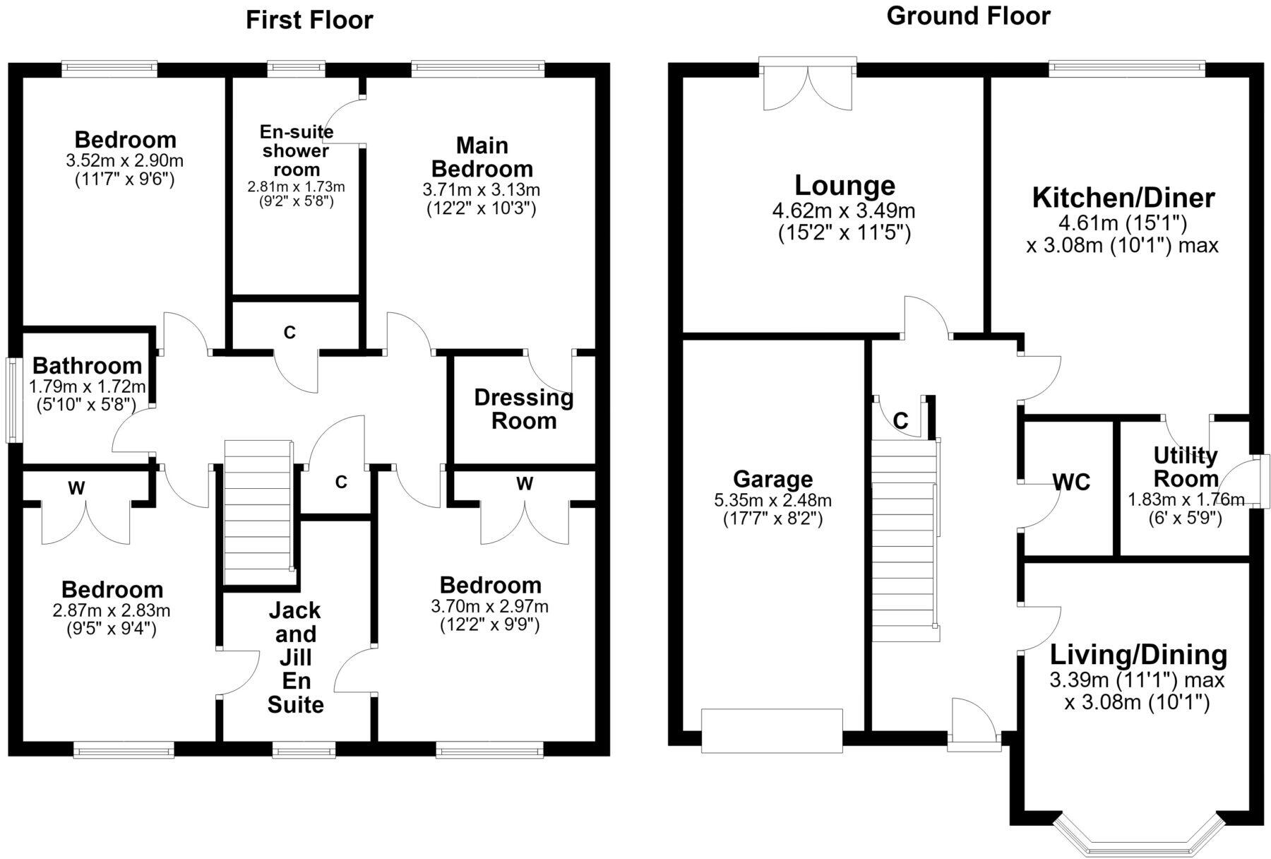 2 Weaver’s Way, Saltcoats, KA21 6GP floorplan