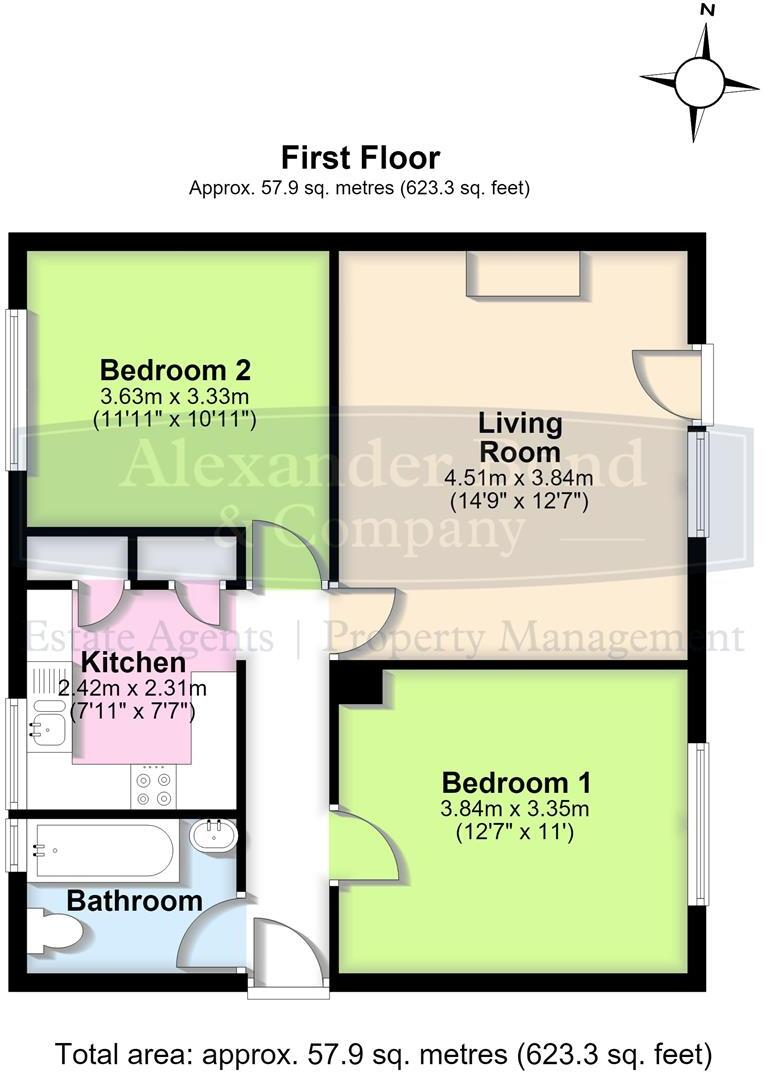 Deanscroft, Knebworth floorplan