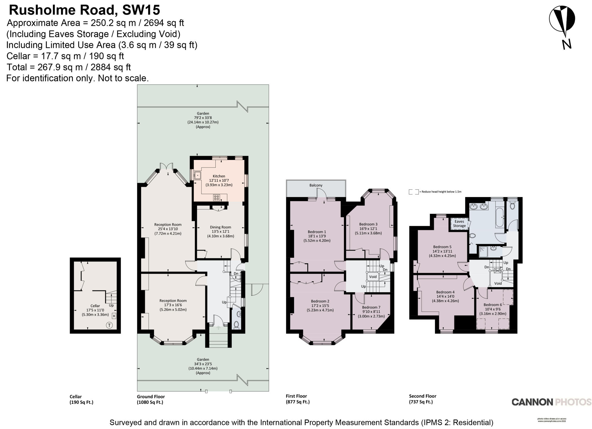 Rusholme Road, Putney, London, SW15 floorplan