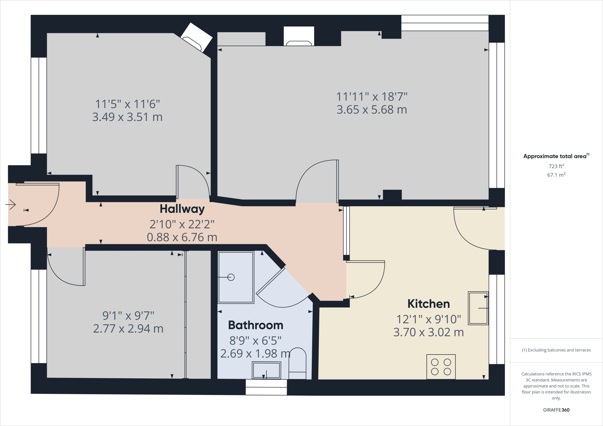 Grove Avenue, Beeston, Nottingham, NG9 floorplan
