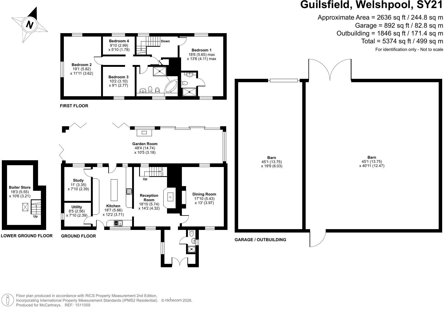 Guilsfield, Welshpool, Powys floorplan