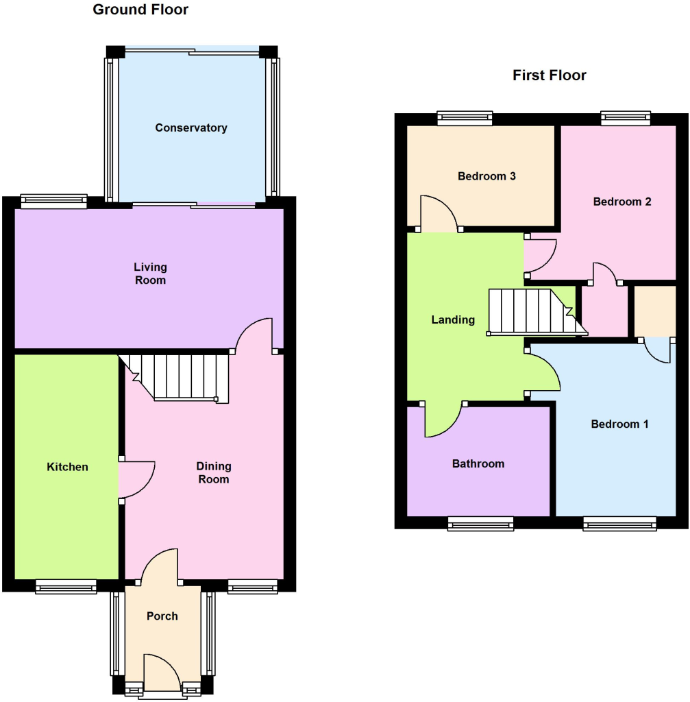 Helmdon, Sulgrave, Washington, NE37 floorplan