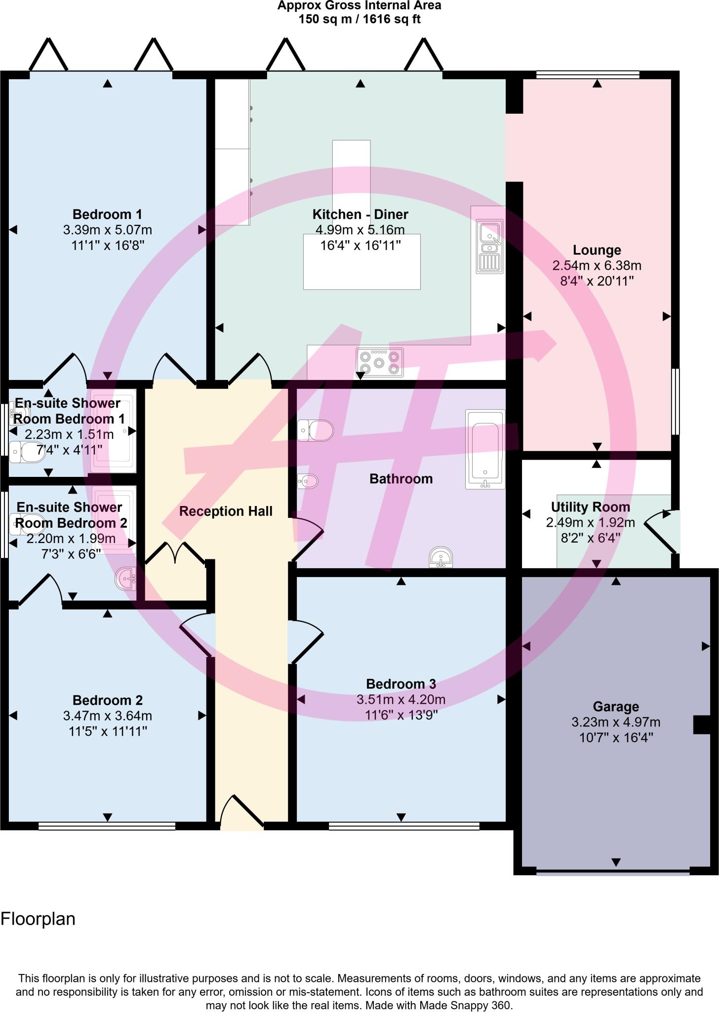Lon Bryn Gosal, Arfryn, Llandudno, Conwy, LL30 floorplan
