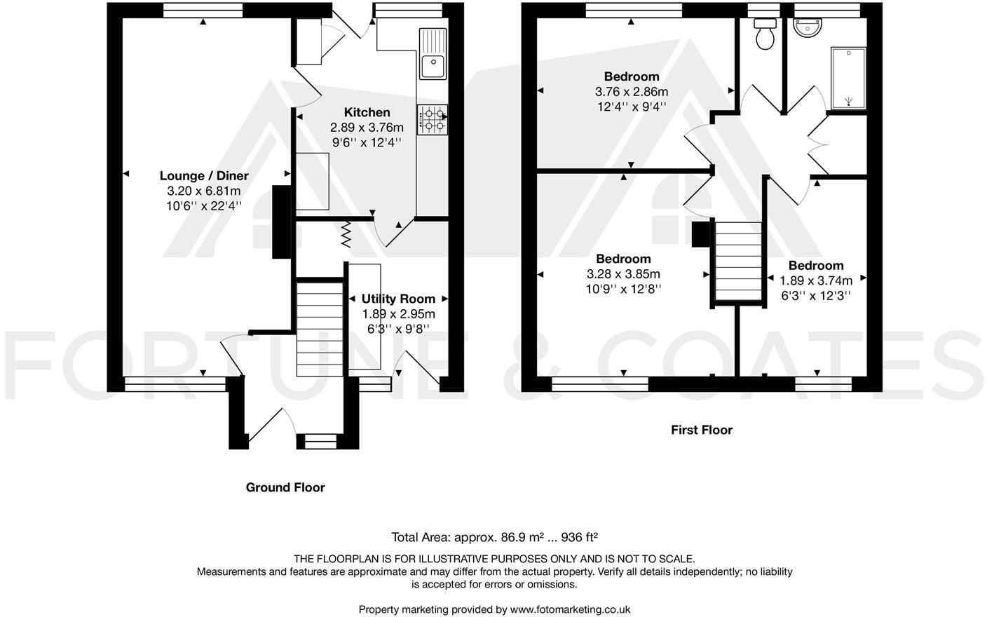 The Downs, Harlow floorplan