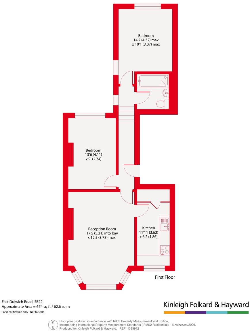 East Dulwich Road, London, SE22 floorplan
