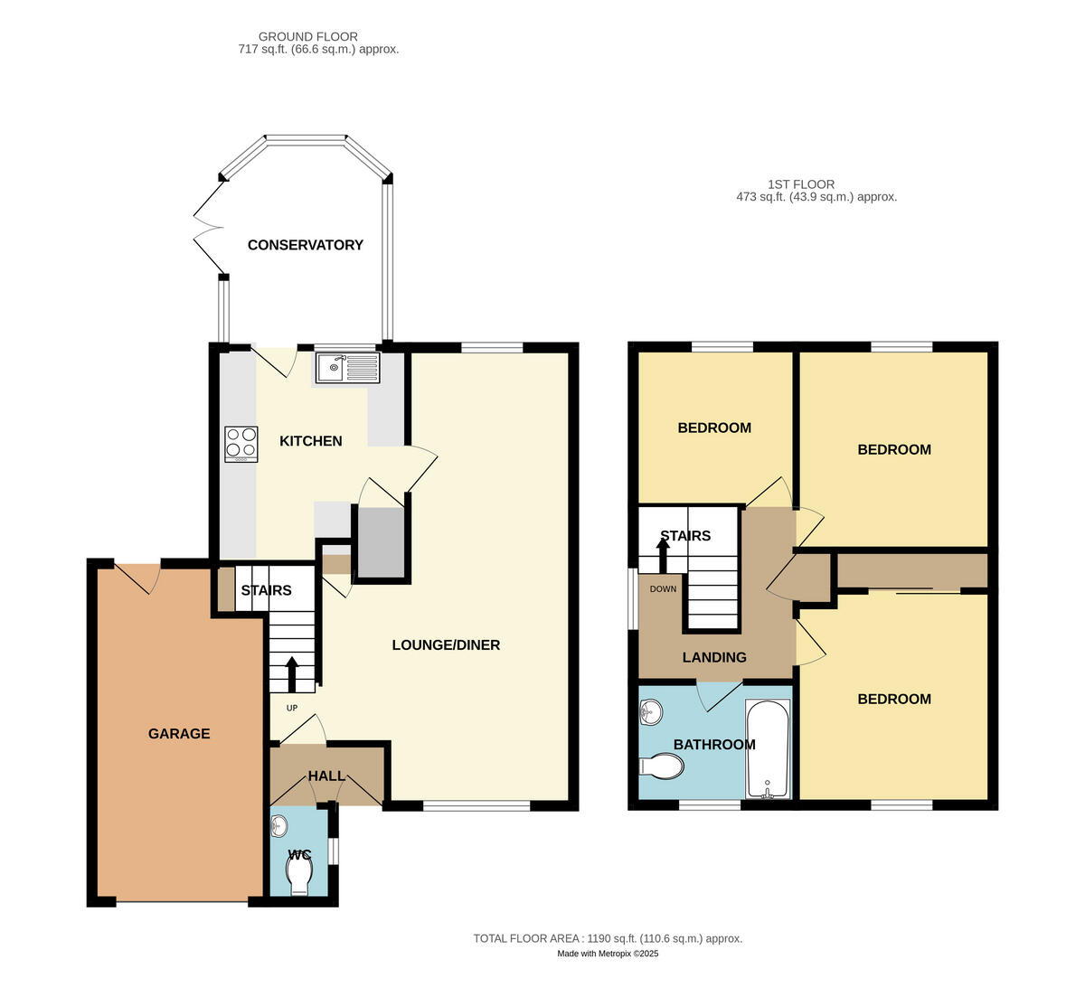 Rushbottom Lane, Benfleet floorplan