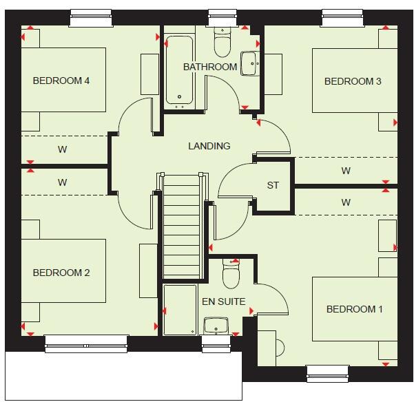 Waldens Way, Wigston, Leicester, Leicestershire, LE18 3AE floorplan