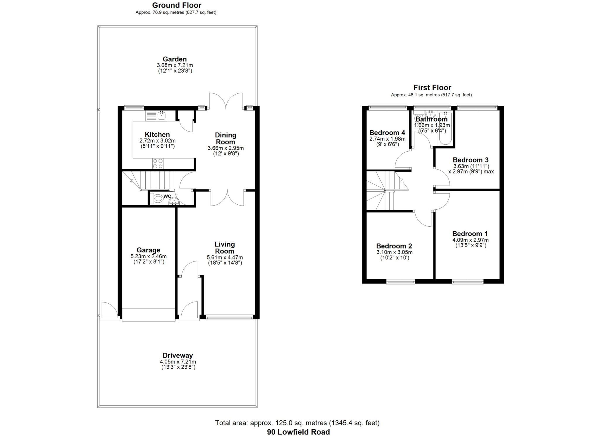 Lowfield Road, Caversham floorplan