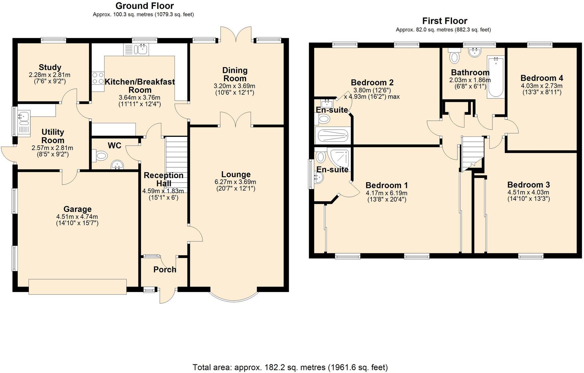 Newstead Avenue, Bushby, LE7 floorplan