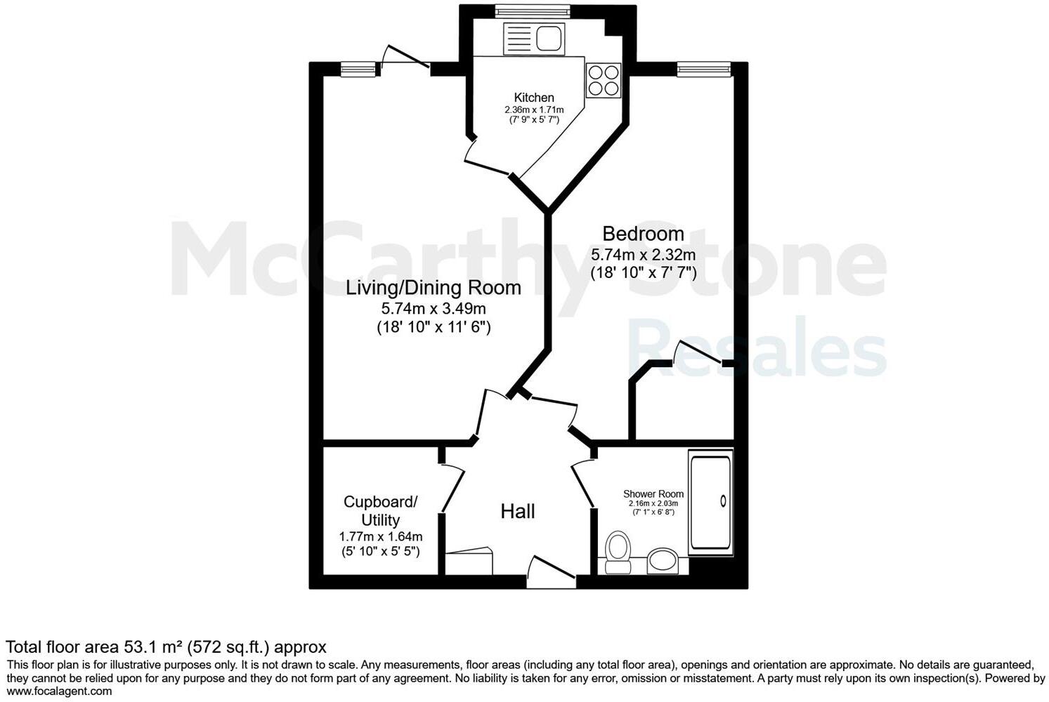 Miller Place, High View, Bedford, MK14 8EZ floorplan