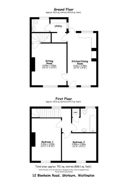 Shirburn, Oxfordshire floorplan
