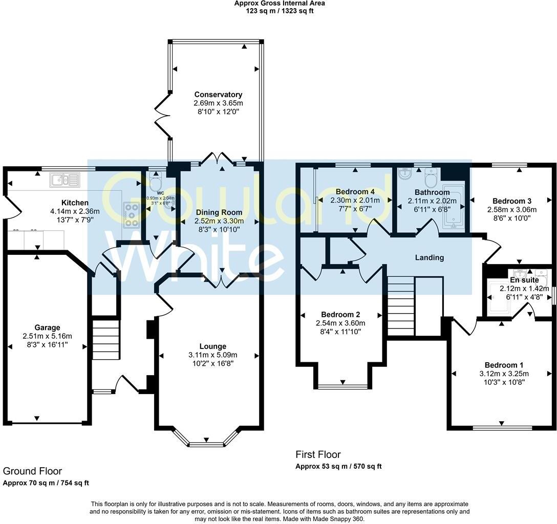 Egglestone Drive. Eaglescliffe. TS16 0GF floorplan