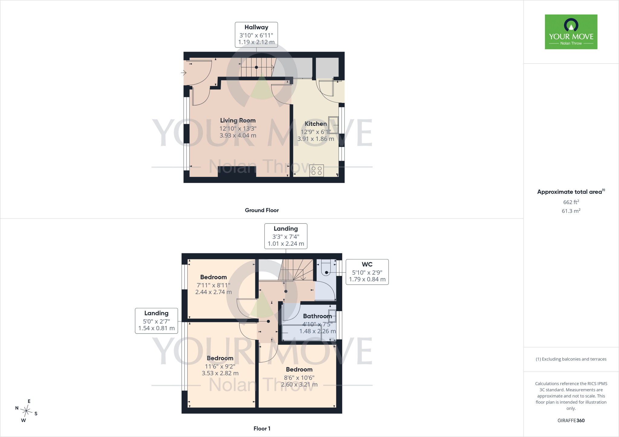 Birchfield Road East, Northampton, Northamptonshire, NN3 floorplan