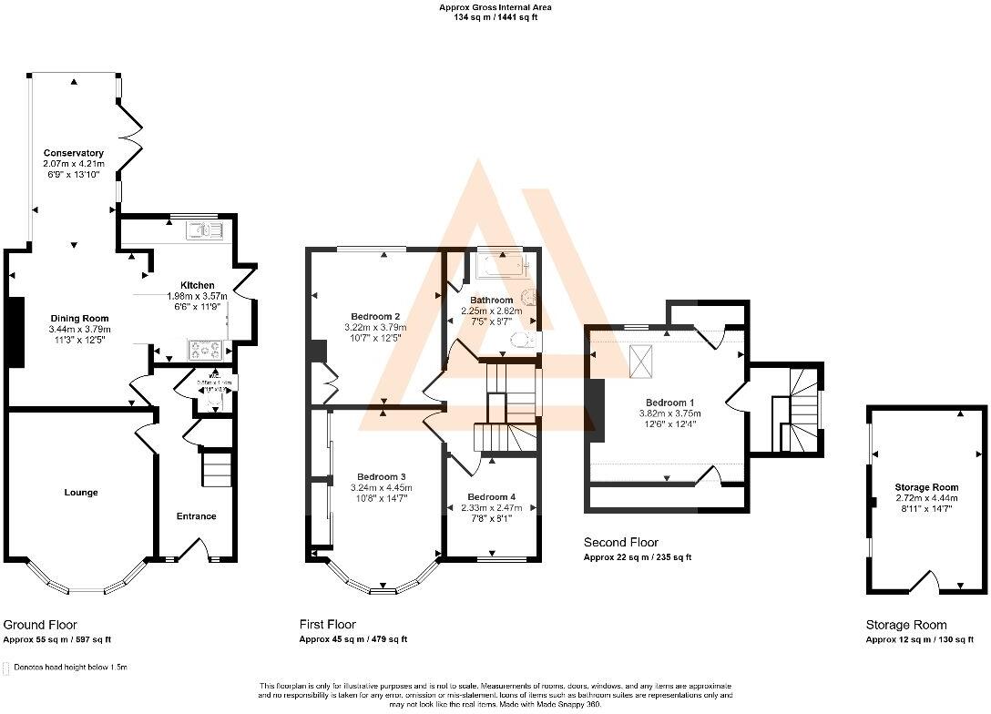 Neville Road, Darlington, DL3 floorplan