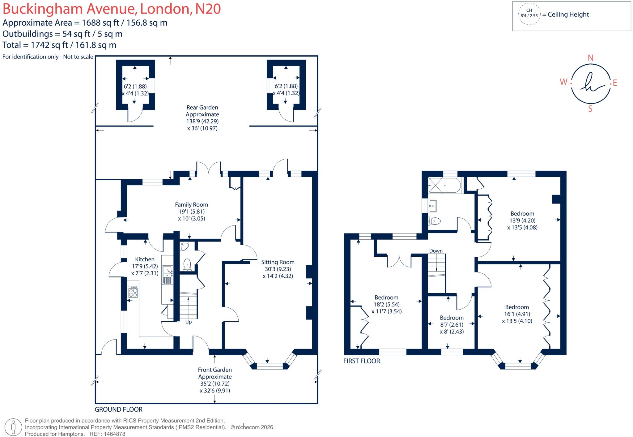 Buckingham Avenue, Whetstone, N20 floorplan