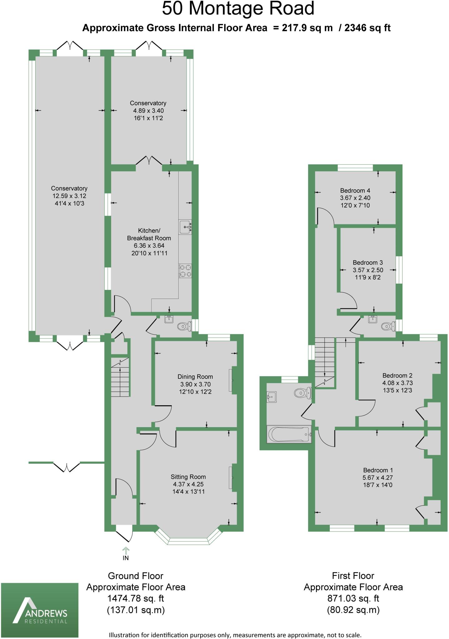 Montague Road, Uxbridge floorplan