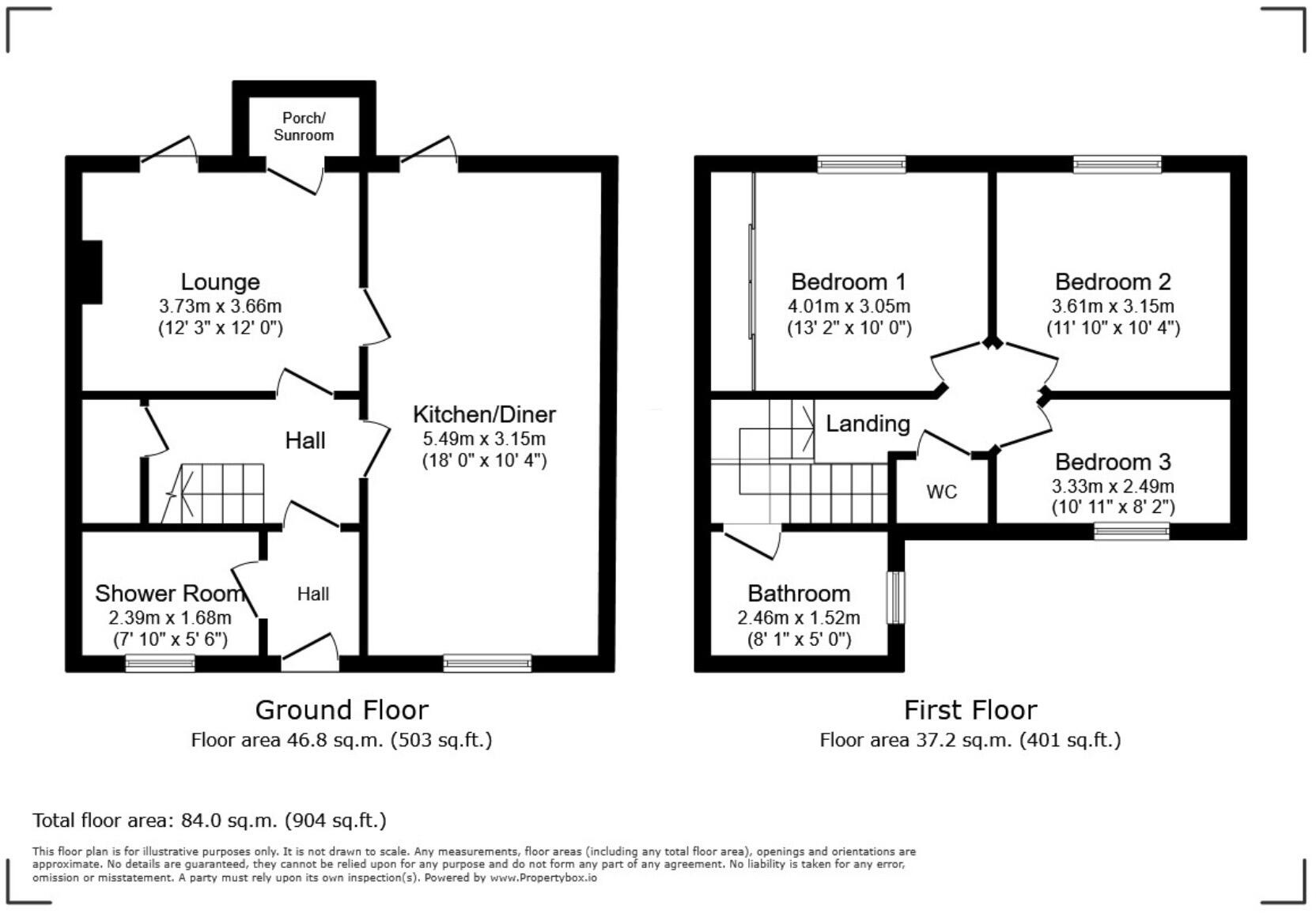 Hatfield Avenue, Mansfield, NG20 floorplan