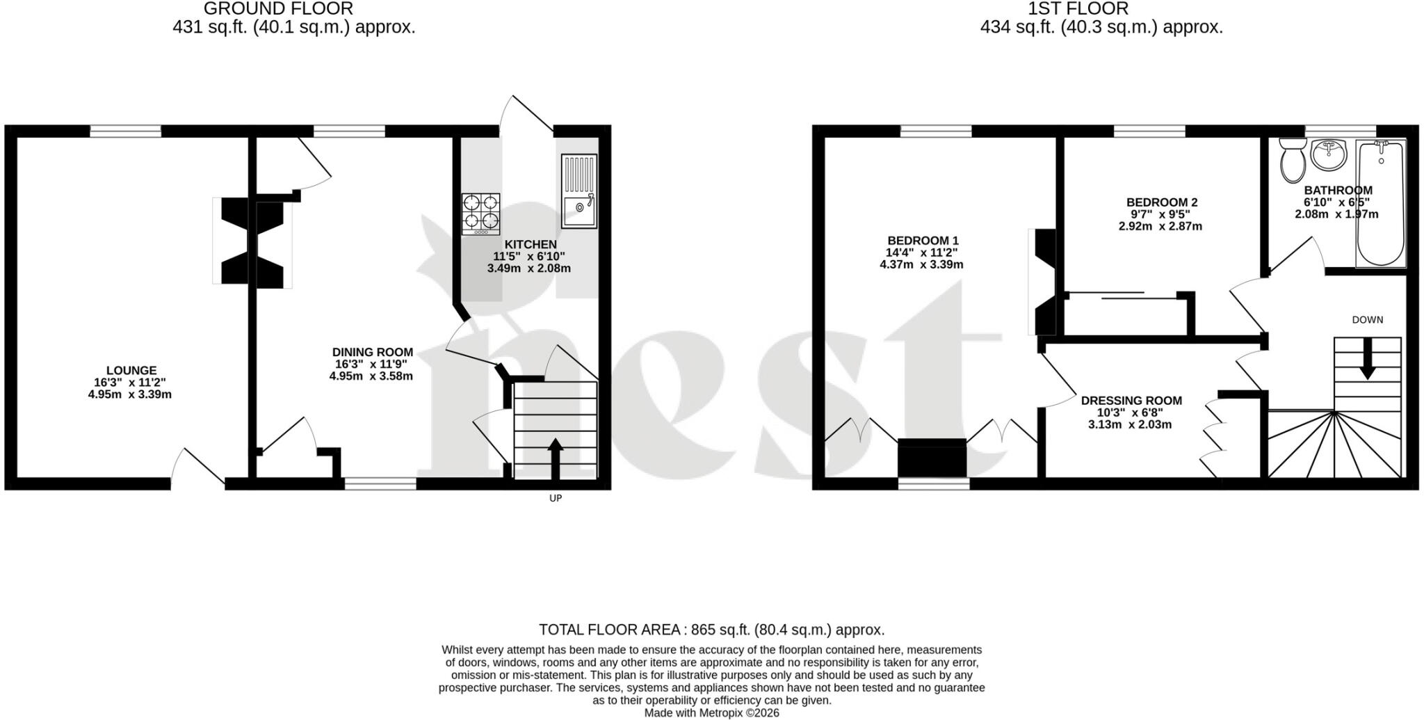 Rectory Road, Norton Fitzwarren, Taunton TA2 6SB, UK floorplan