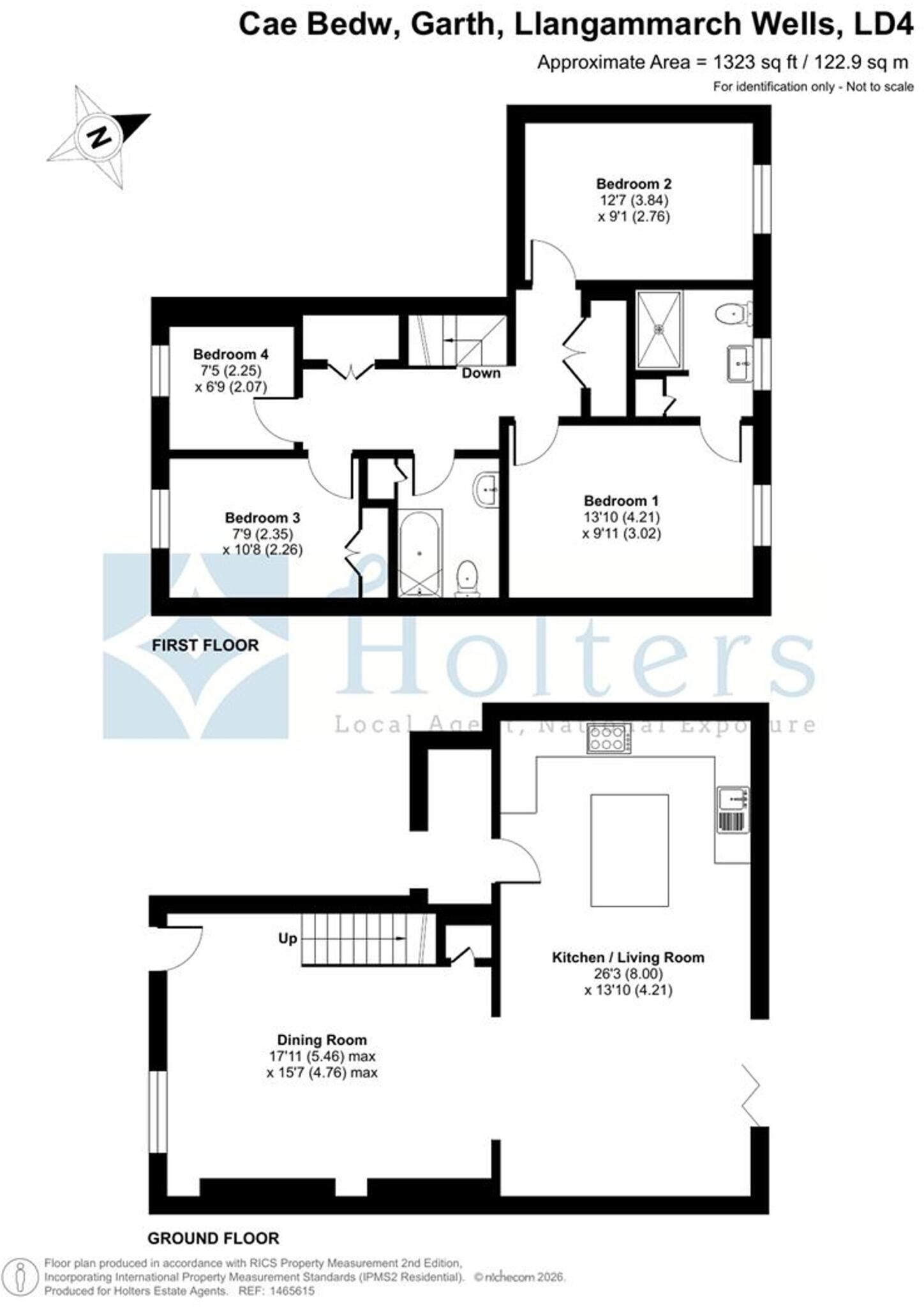 Garth, Llangammarch Wells, LD4 floorplan
