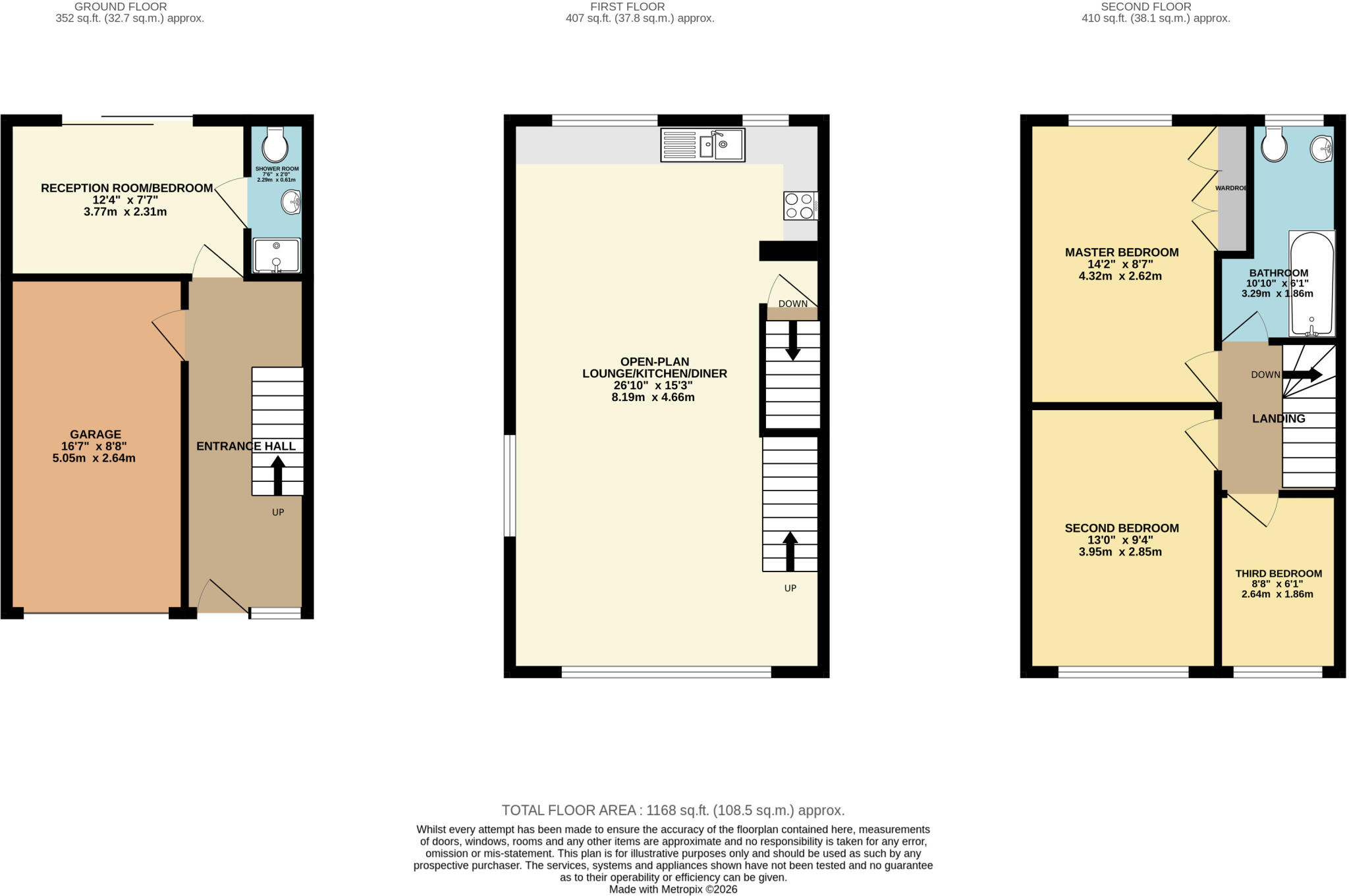 Derbyshire Road, Sale floorplan