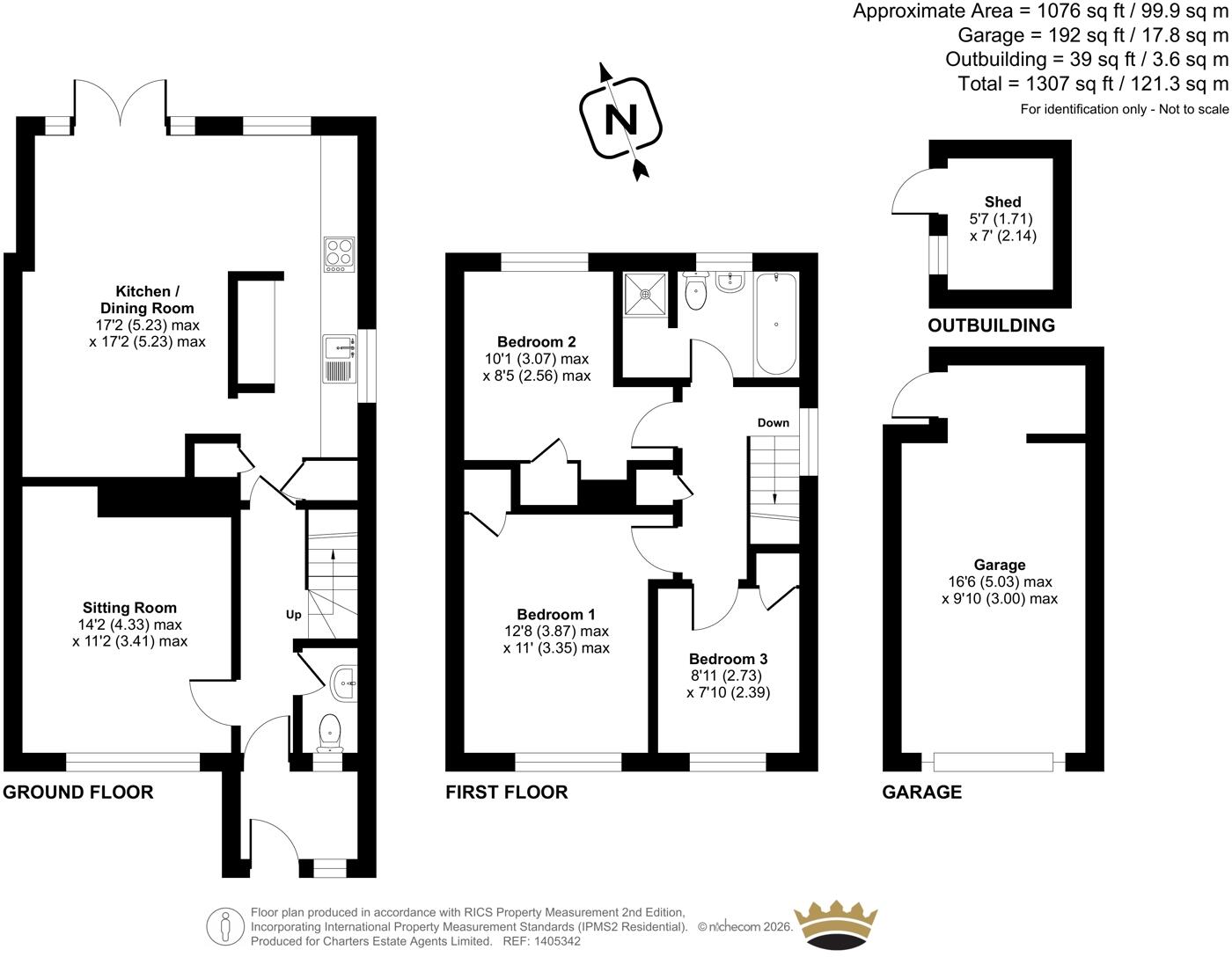 Arle Gardens, Alresford, Hampshire, SO24 floorplan