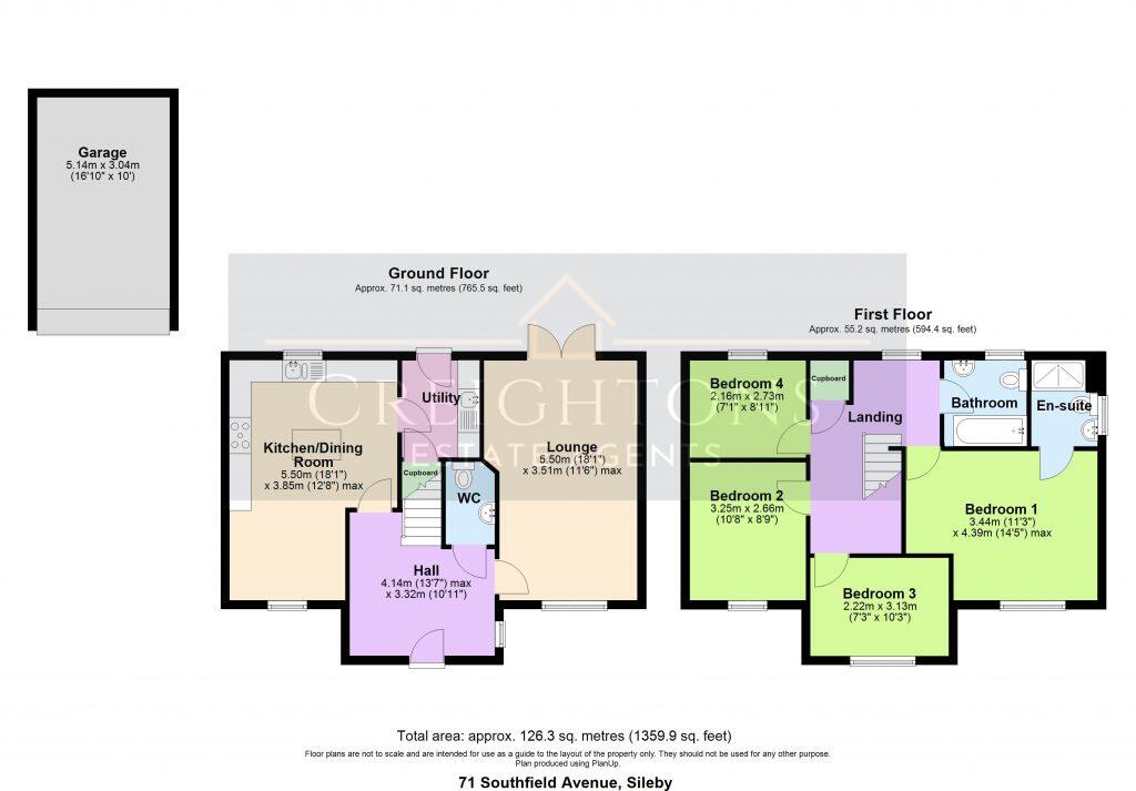 Southfield Avenue, Sileby floorplan