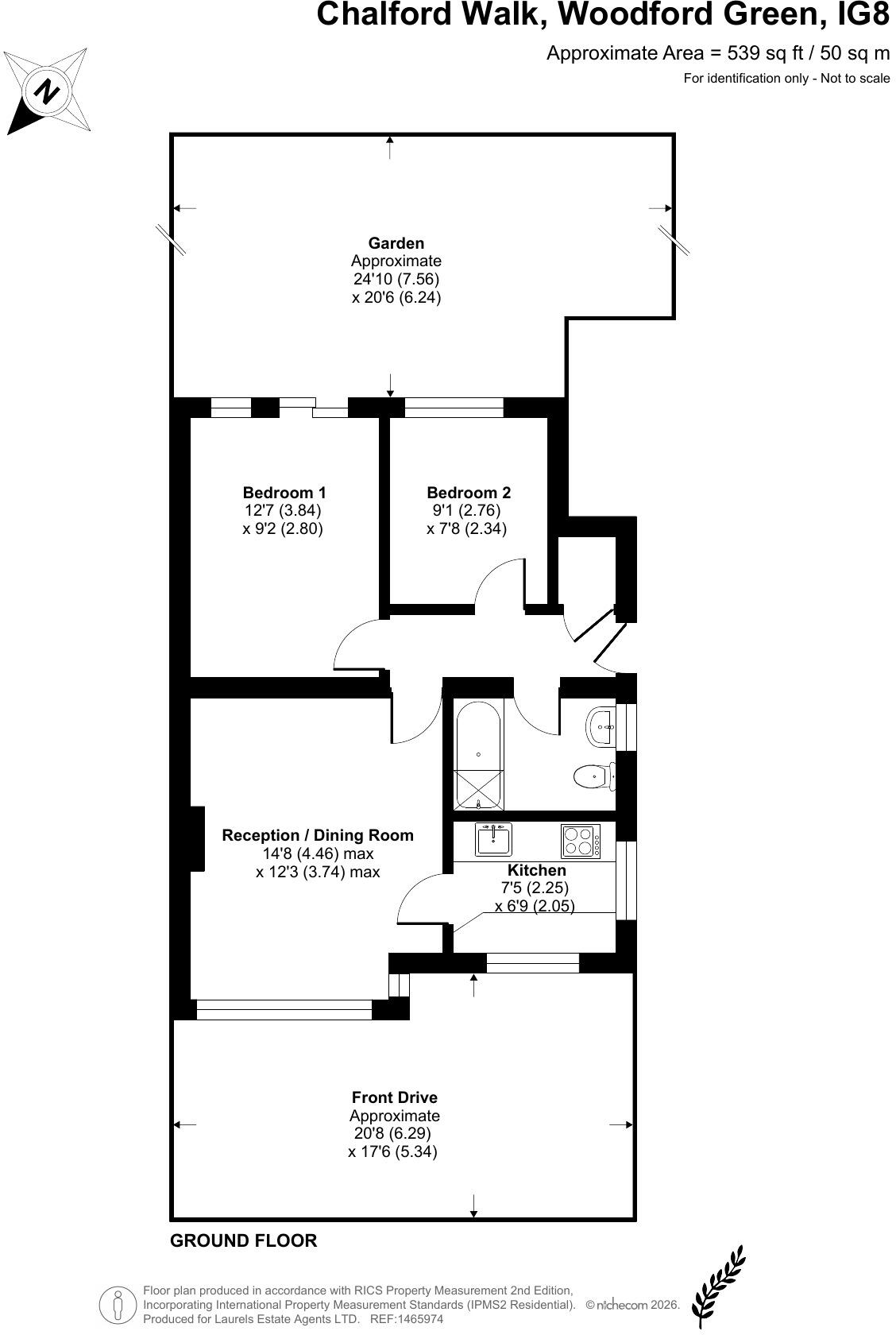 Chalford Walk, Woodford Green floorplan