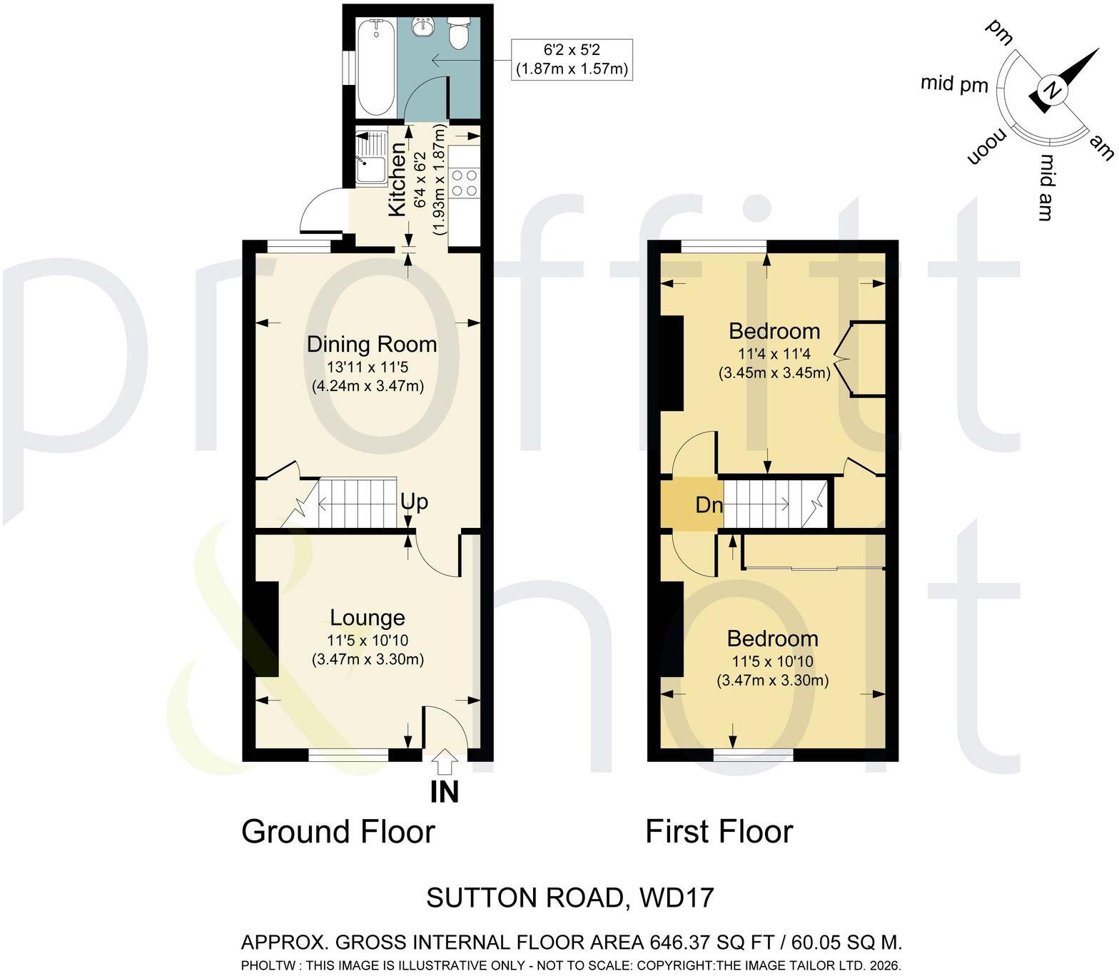 Sutton Road, Watford, WD17 floorplan