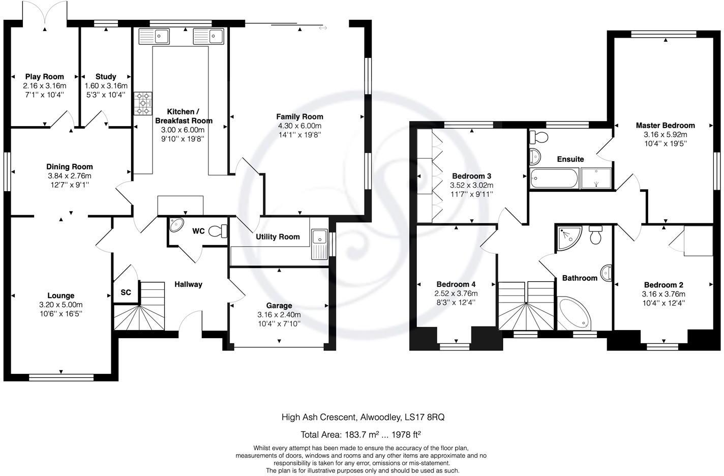 High Ash Crescent, Leeds floorplan