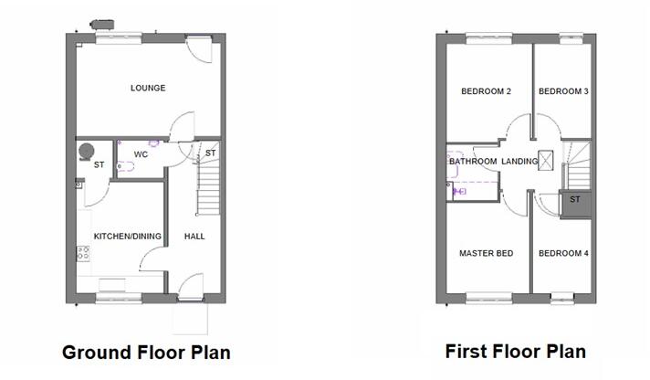 Melodeon Mews, Nuneaton floorplan