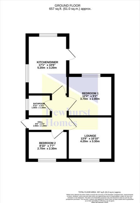 Ashton Close,  Ashton, PR2 floorplan