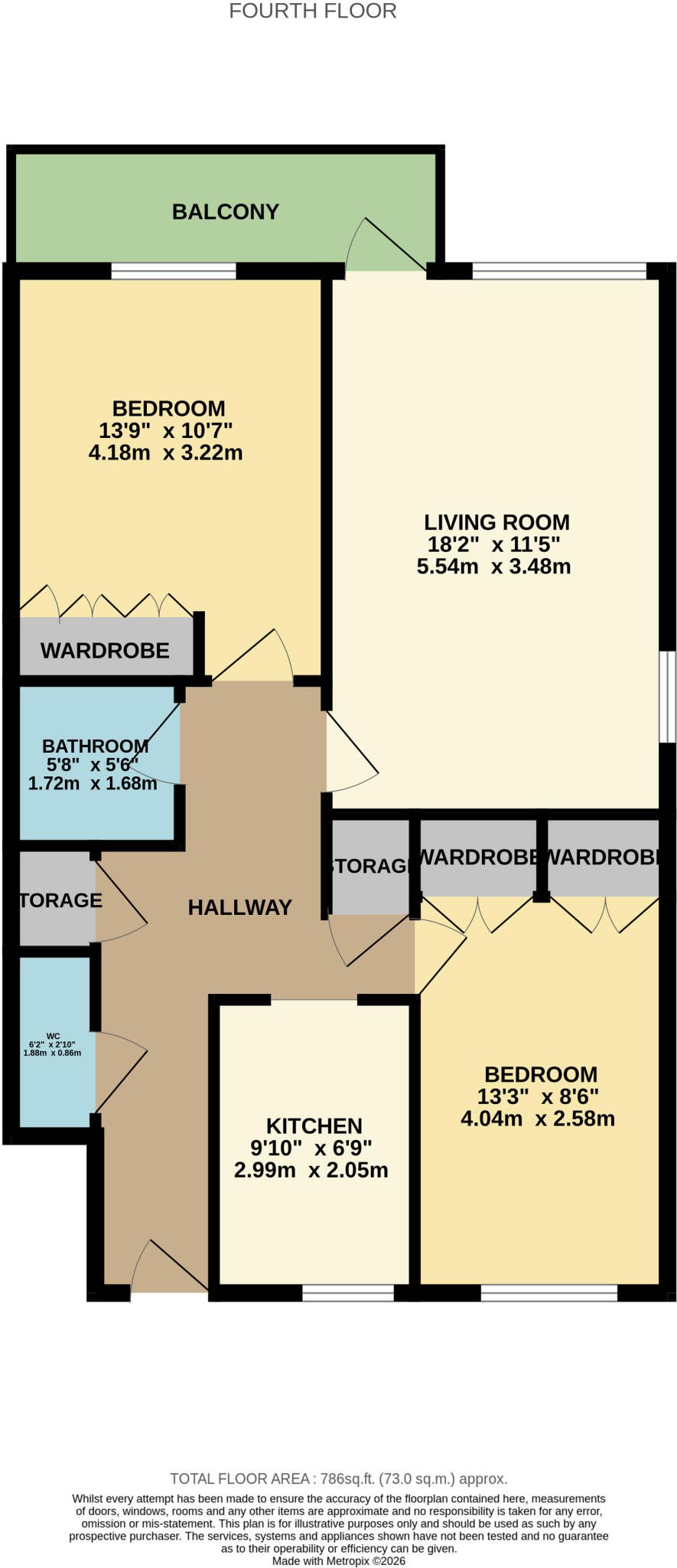 Christchurch Road, Bournemouth, Dorset, BH1 floorplan