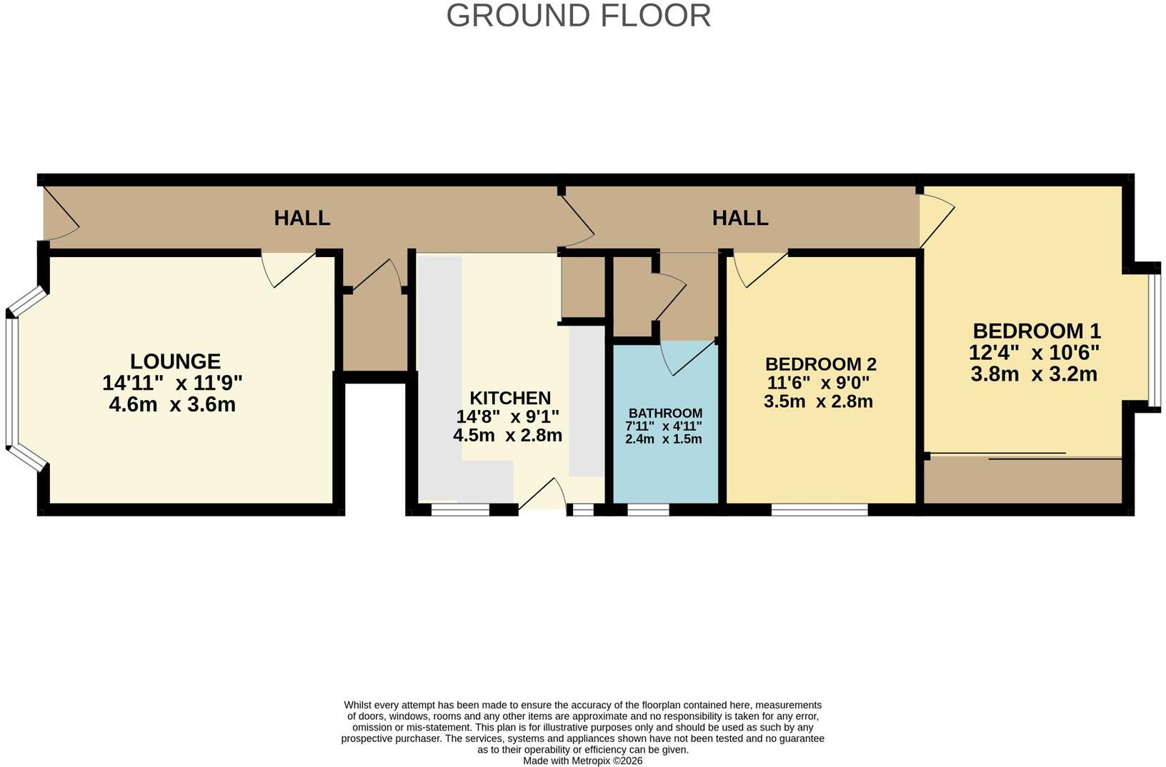 Christchurch Road, Bournemouth, BH7 floorplan