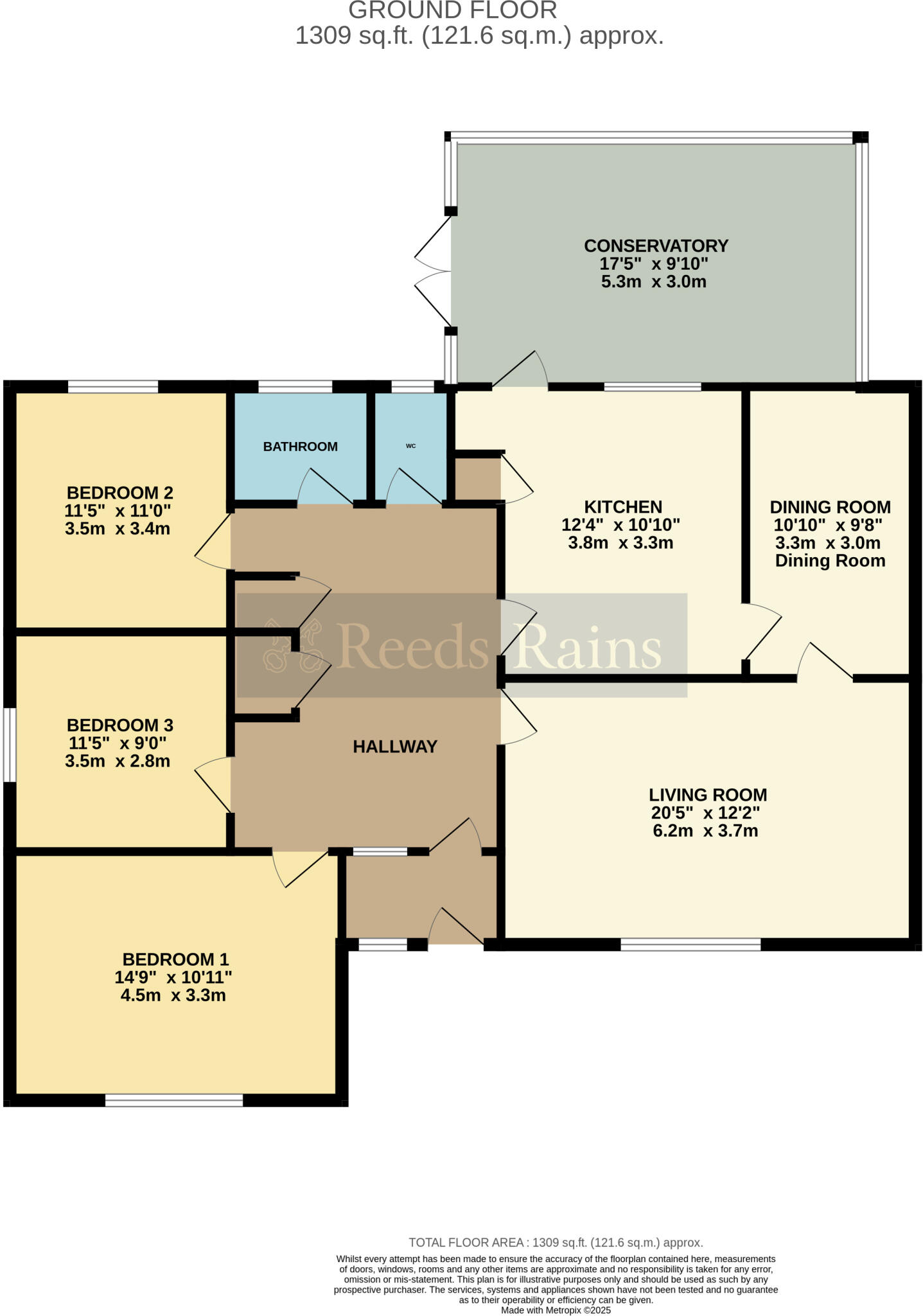 Village Street, Harvington, Evesham, Worcestershire, WR11 floorplan