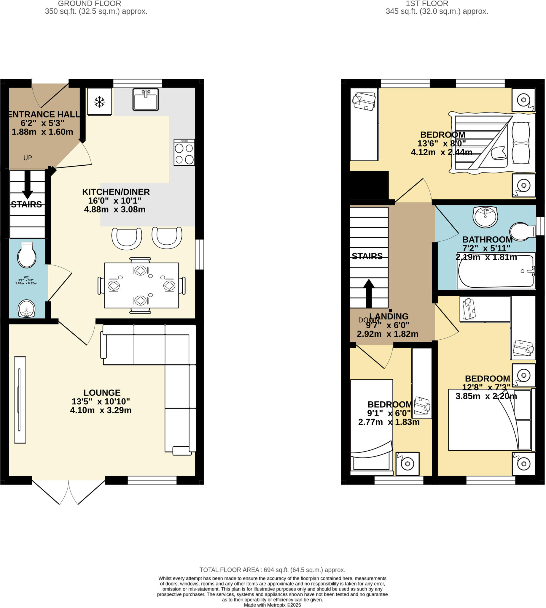 Fenton Close, Stainforth, Doncaster floorplan