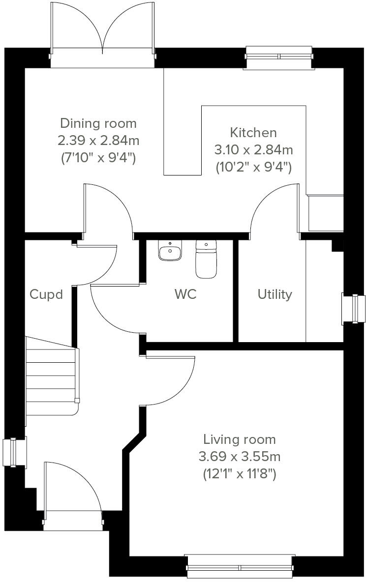 Branshill Road,
Sauchie,
Alloa,
Clackmannanshire,
FK10 3BS floorplan