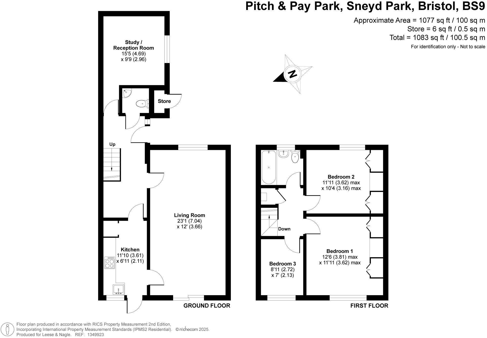 Pitch & Pay Park, Sneyd Park, Bristol, BS9 floorplan