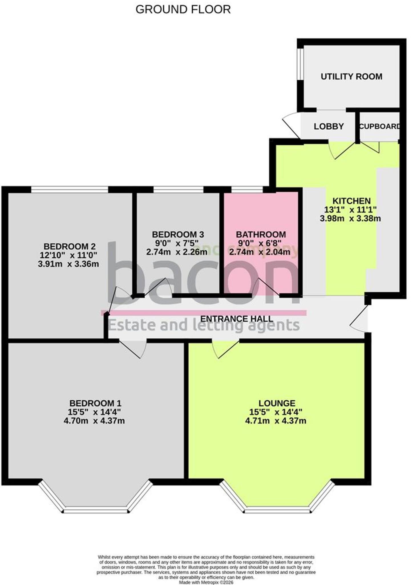 Westbourne Avenue, Worthing, BN14 floorplan
