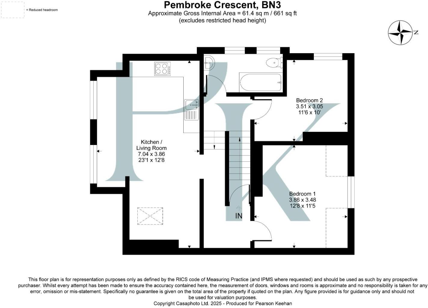 Pembroke Crescent, Hove floorplan