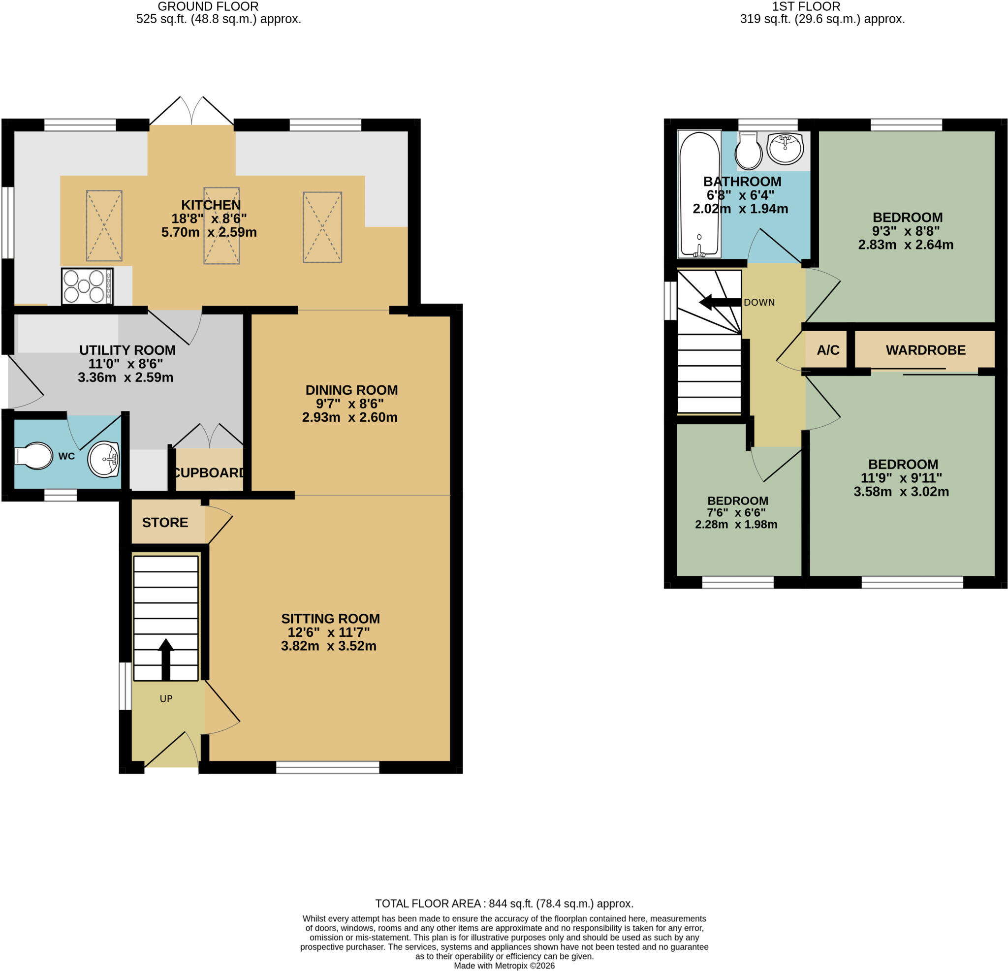 Orchid Close, Halesworth floorplan
