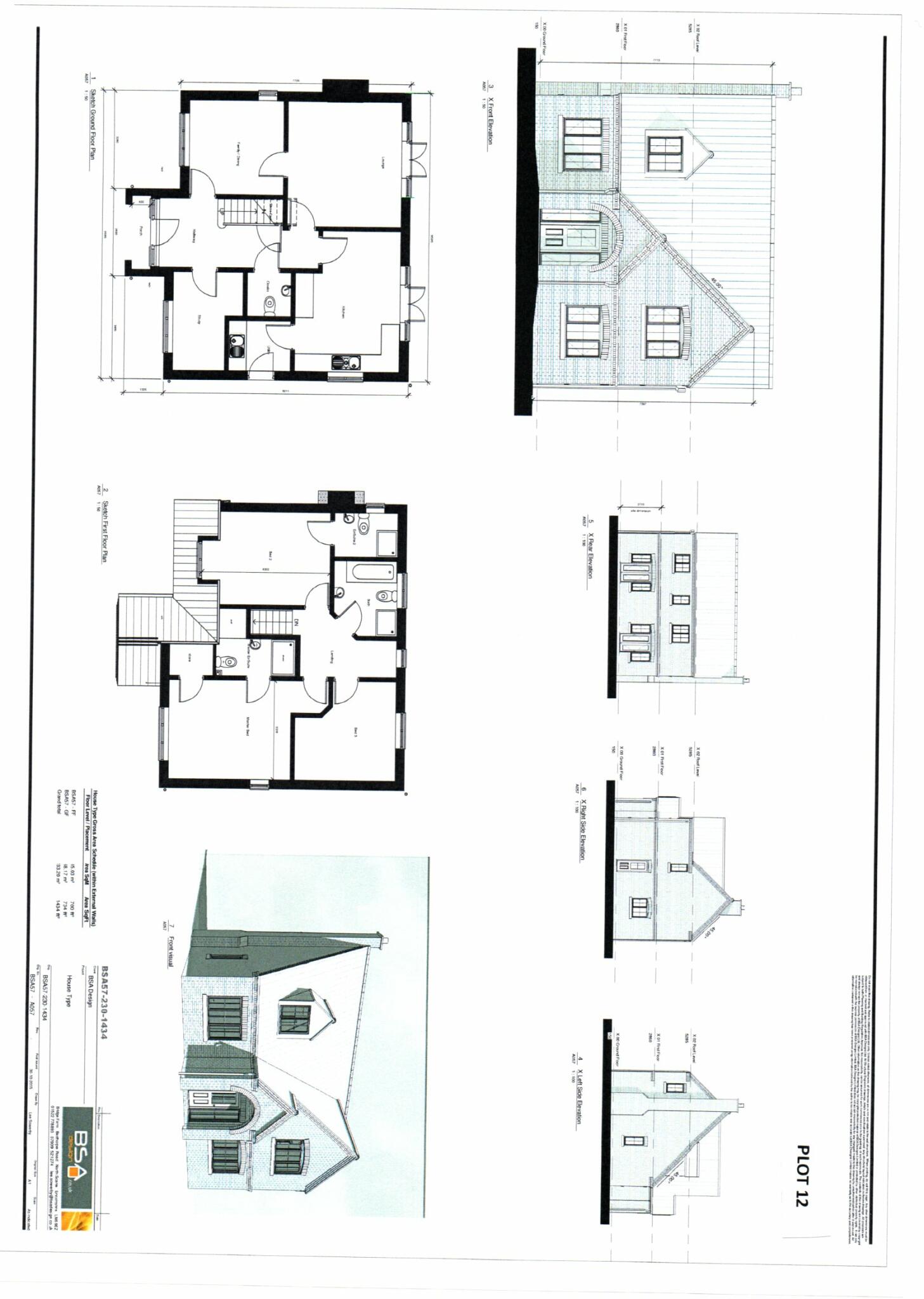 Plot 12, Hunters Chase, Kilpin, Nr Howden, DN14 7ZB floorplan