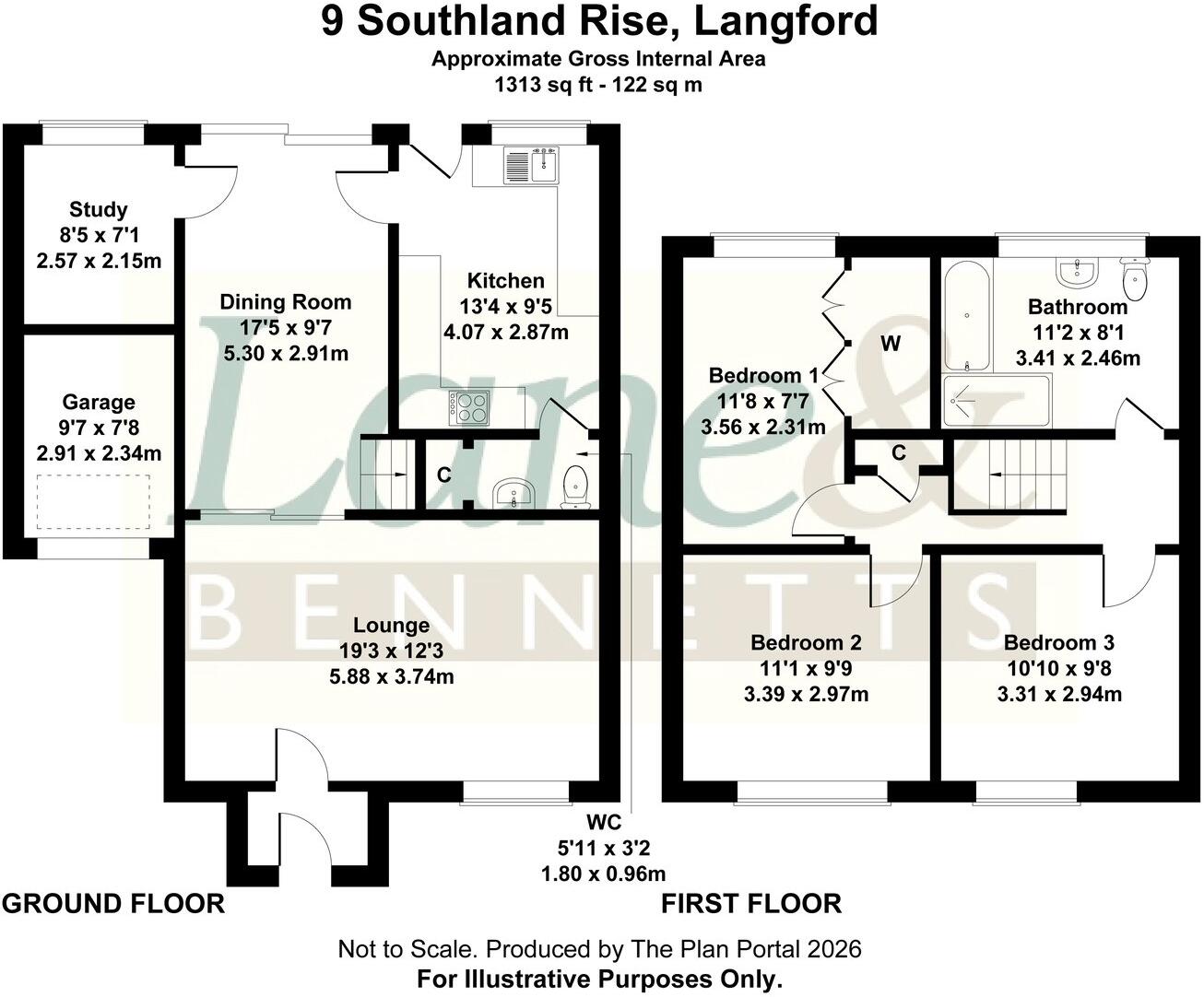 Southland Rise, Langford, Biggleswade, SG18 floorplan