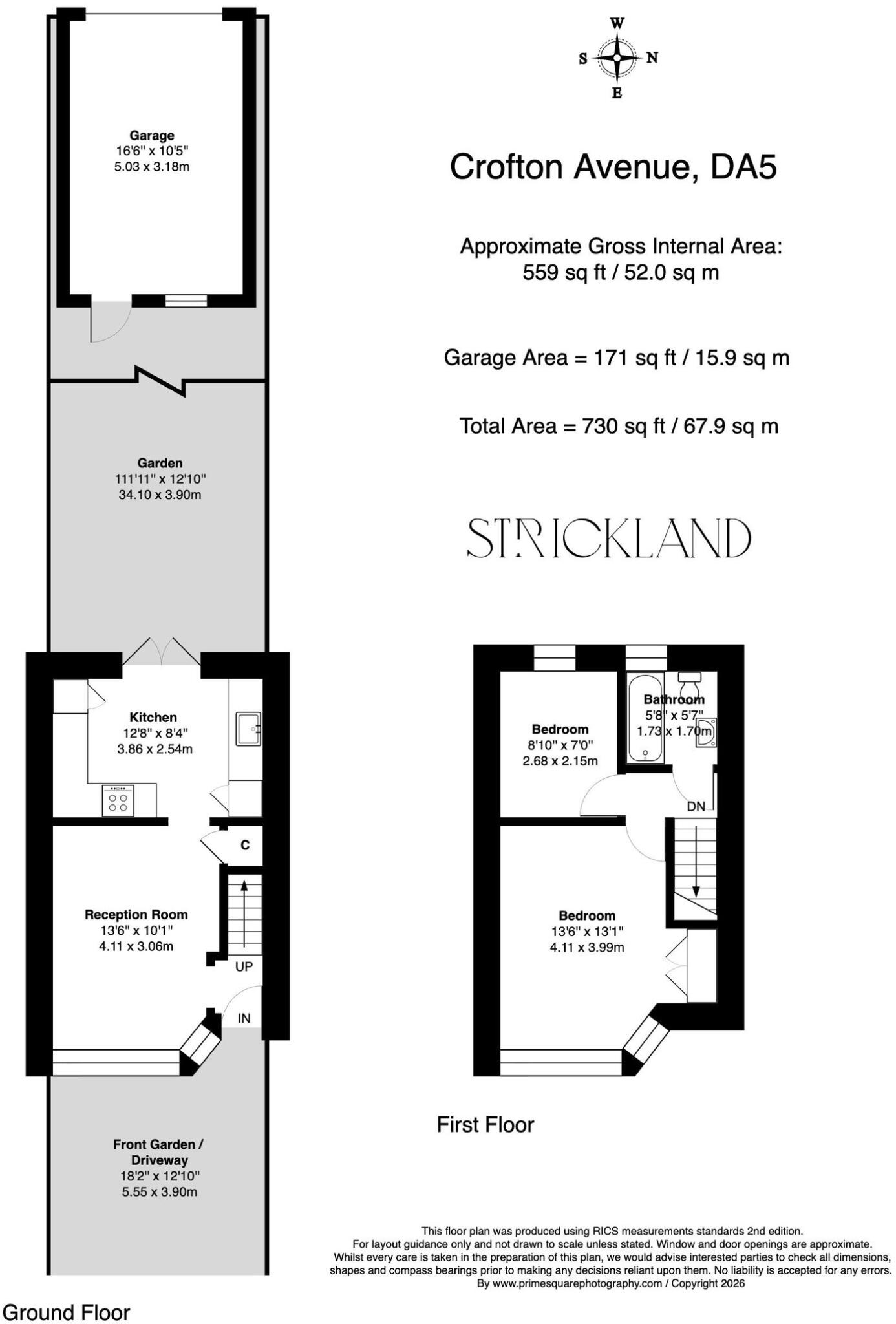 Crofton Avenue, Bexley DA5 floorplan